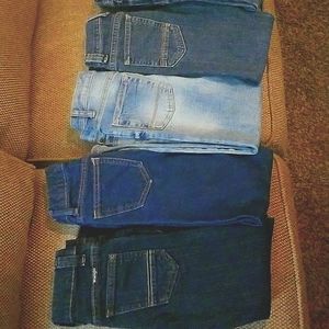 Boys size 7 jeans. Four pair like new